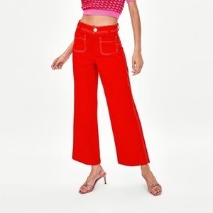Zara Culottes with Topstitching